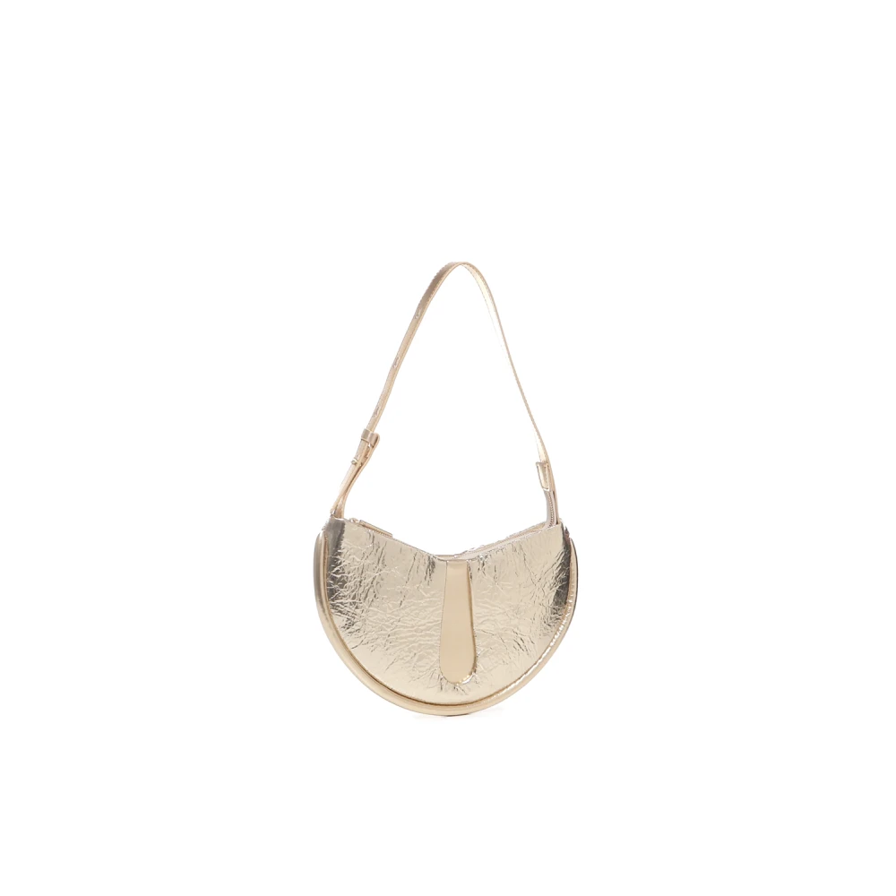 THEMOIRè Gouden vegan clutch met afneembare band Yellow Dames