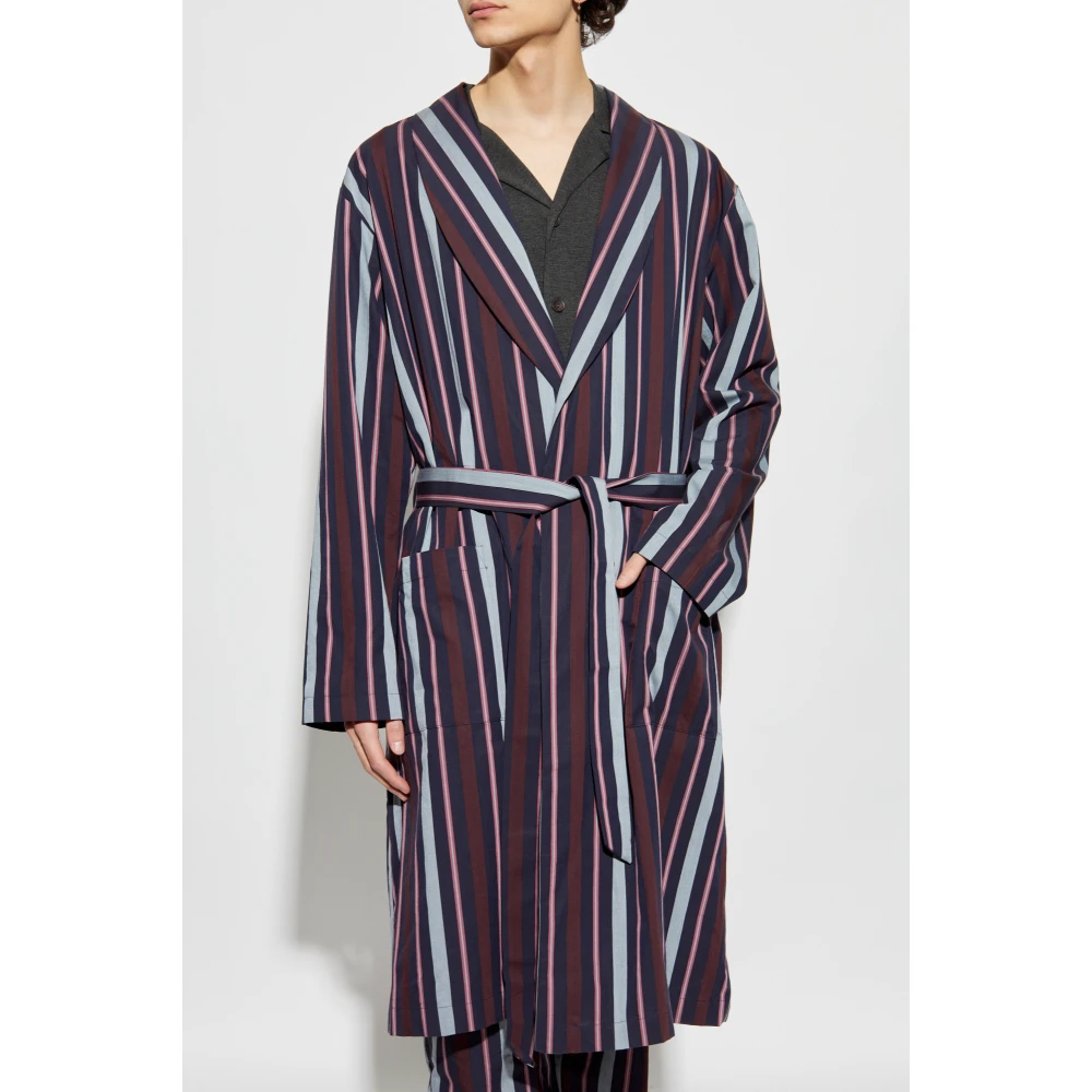 Hanro Jurk met gestreept patroon Multicolor Heren