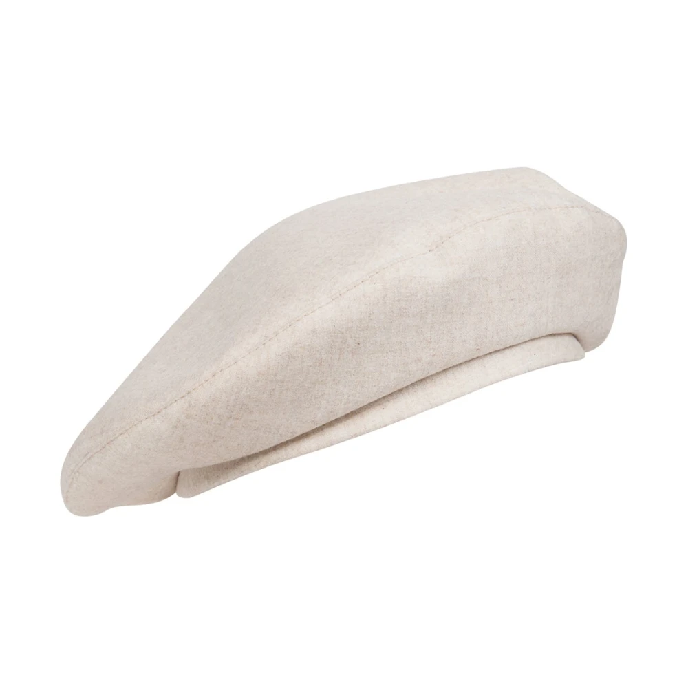 Eleventy Men's Beige Luxury Wool Silk Cashmere Hat