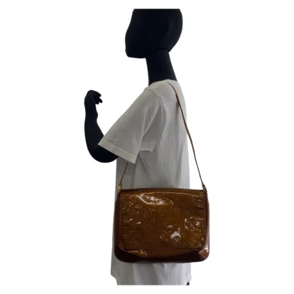 Louis Vuitton Vintage Pre-owned Leather crossbody-bags Brown Dames