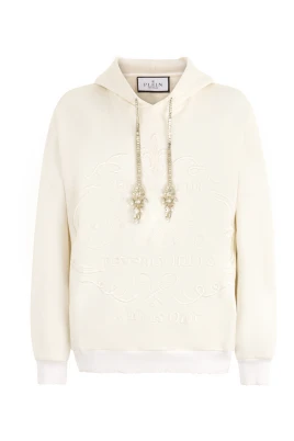 Washed Hoodie Tennis Club Crystals