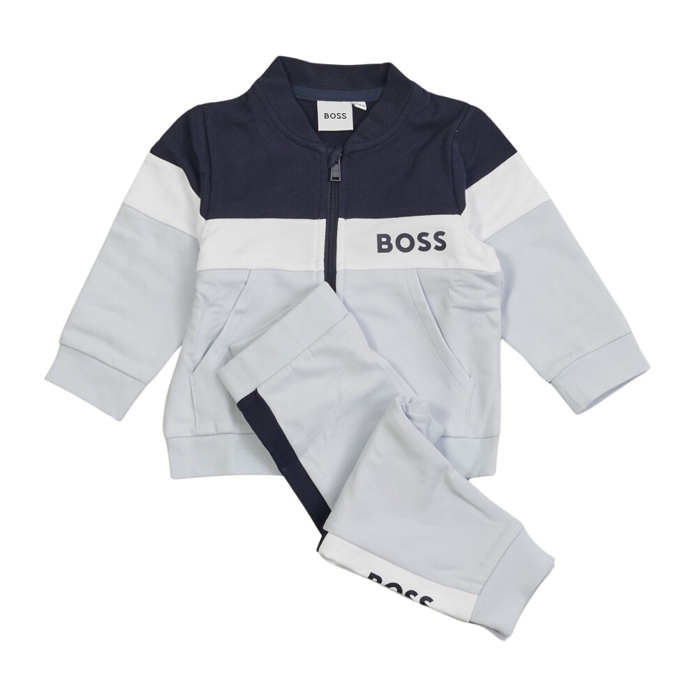 Pantalon de Sport Bleu pour B b Hugo Boss Ensemble de sport