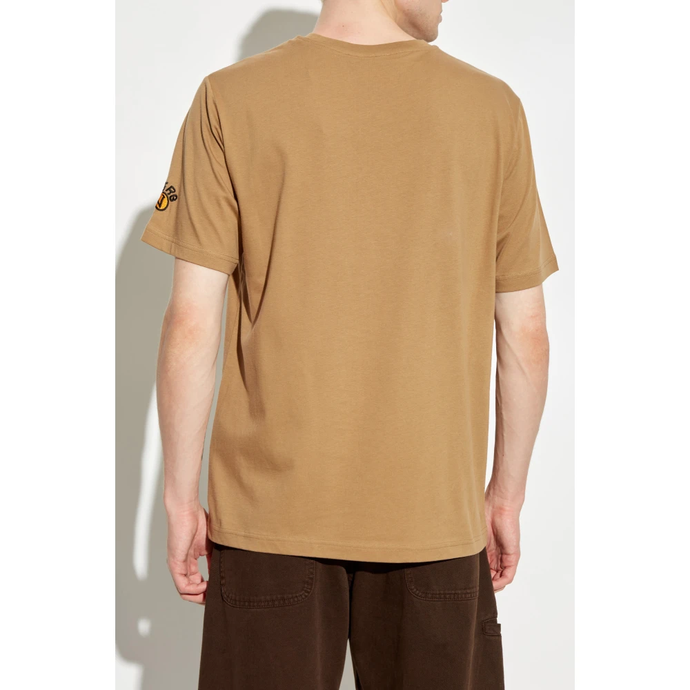 Iceberg T-shirt met print Brown Heren