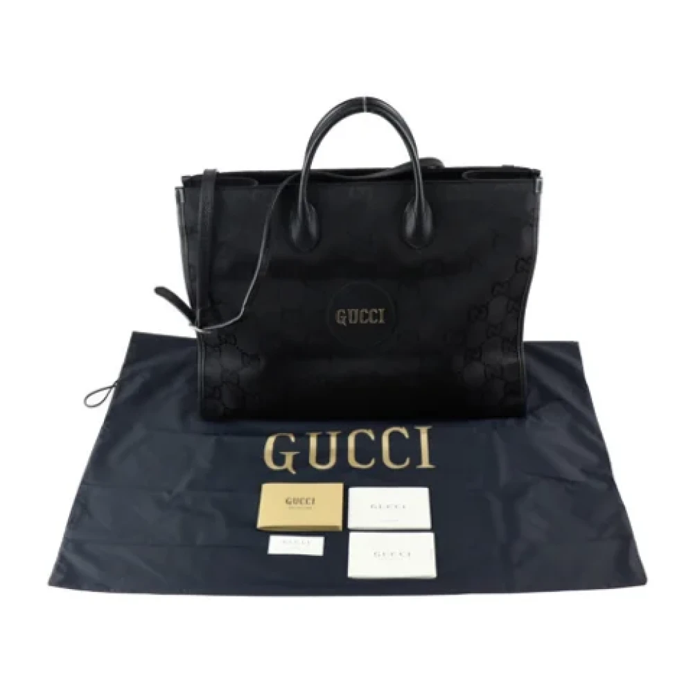 Gucci Vintage Pre-owned Leather totes Black Dames