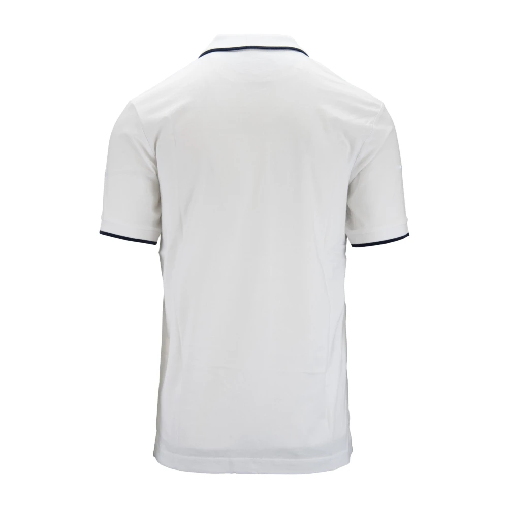 Fay Klassieke Katoenen Poloshirt White Heren