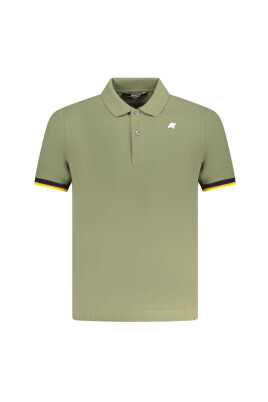 polo-en-coton-vert-avec-logo