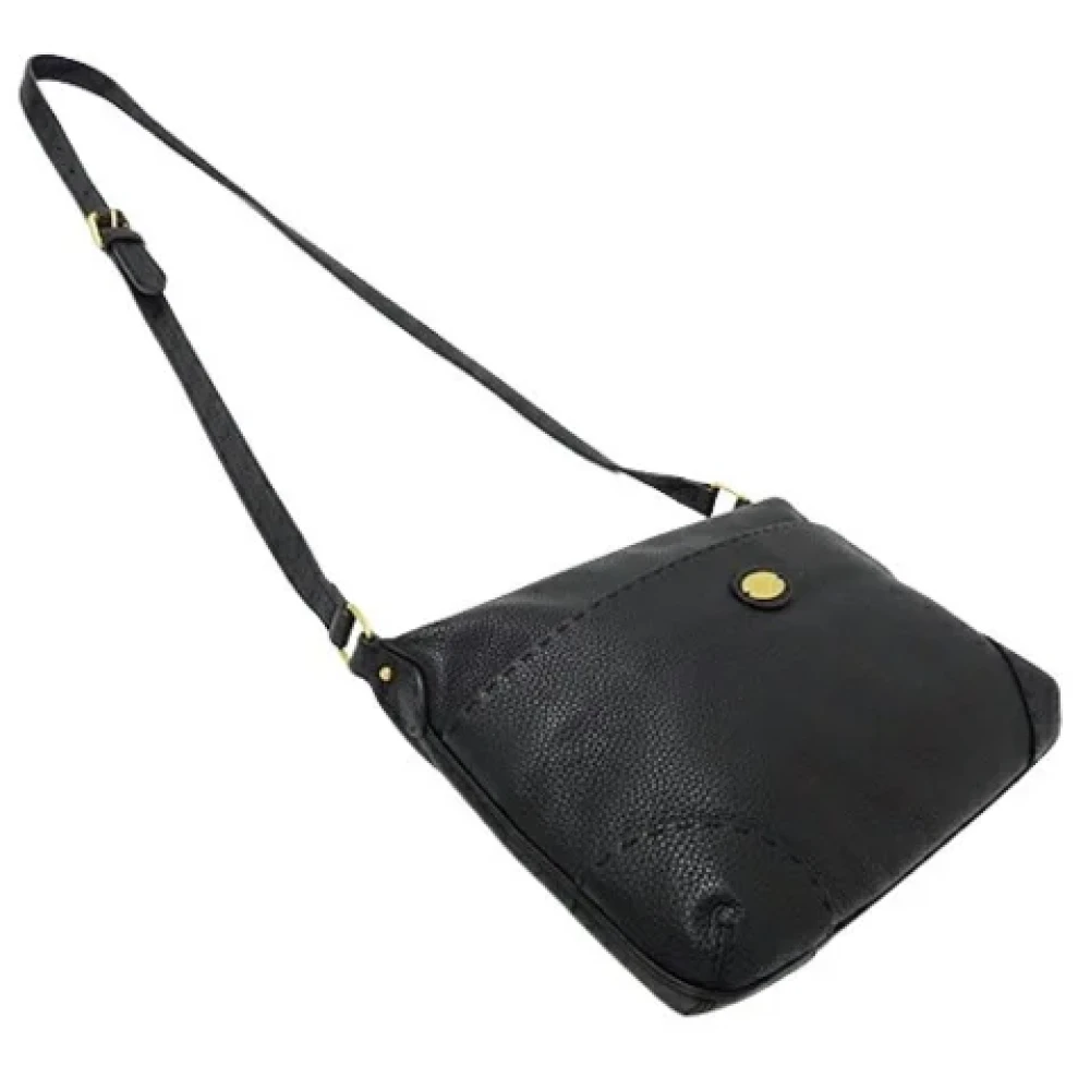 Fendi Vintage Pre-owned Leather fendi-bags Black Dames