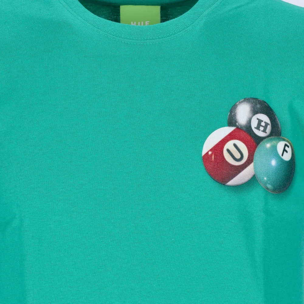 HUF Groene Dirty Pool Tee Korte Mouw Green Heren
