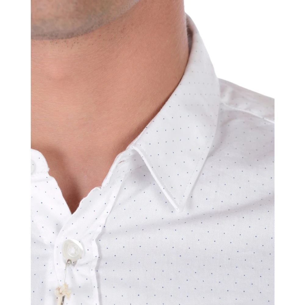 Daniele Alessandrini Basis Polo Kraag Shirt White Heren