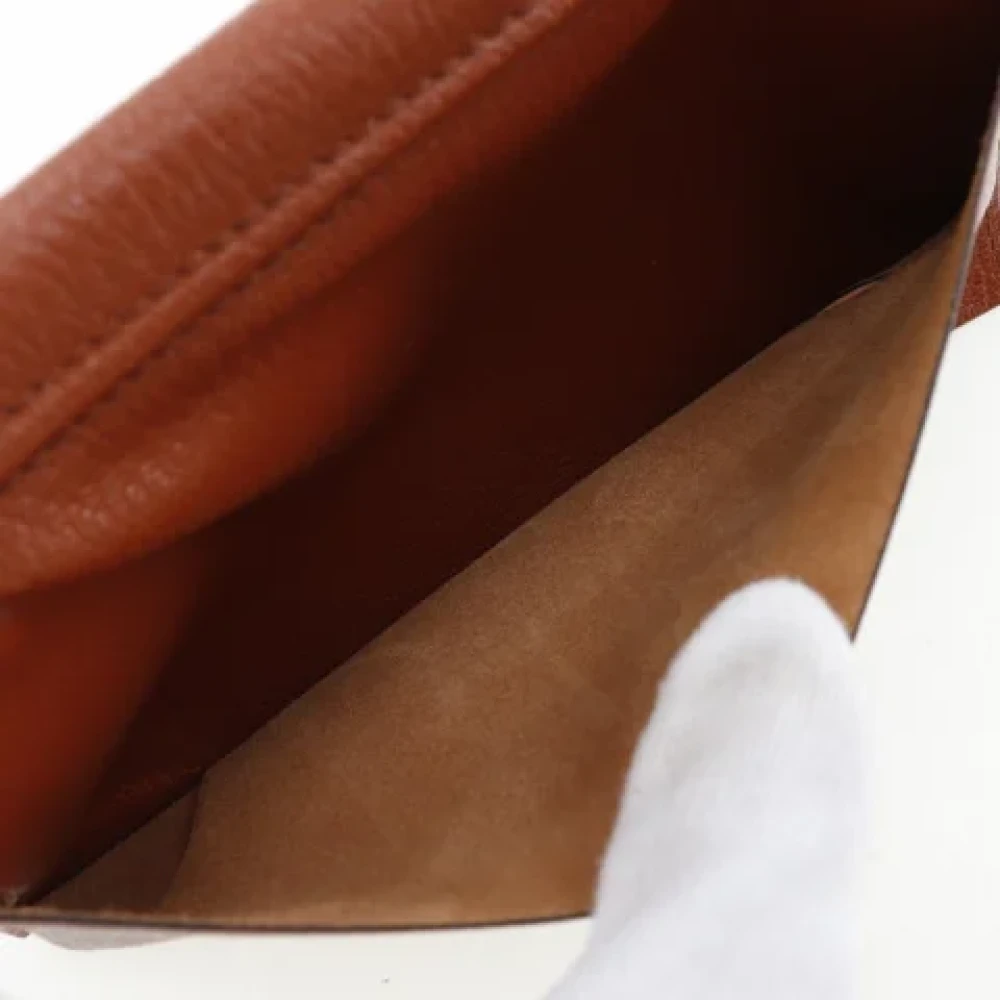 Hermès Vintage Pre-owned Leather wallets Brown Dames
