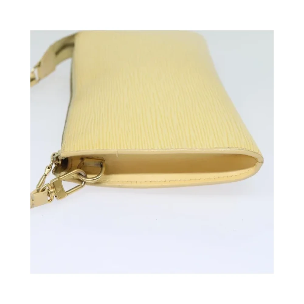 Louis Vuitton Vintage Pre-owned Leather louis-vuitton-bags Beige Dames