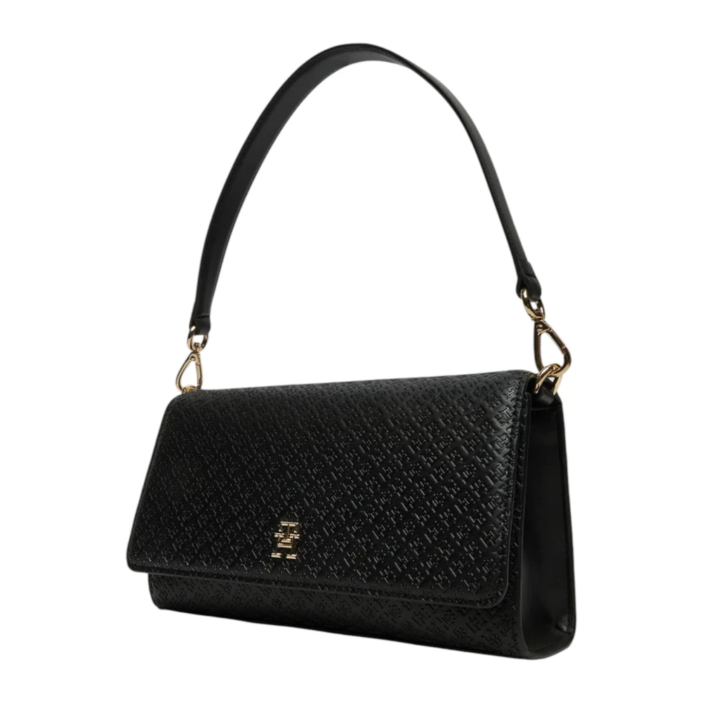 Tommy Hilfiger Lente Zomer Dames Middelgrote Tassen Collectie Black Dames