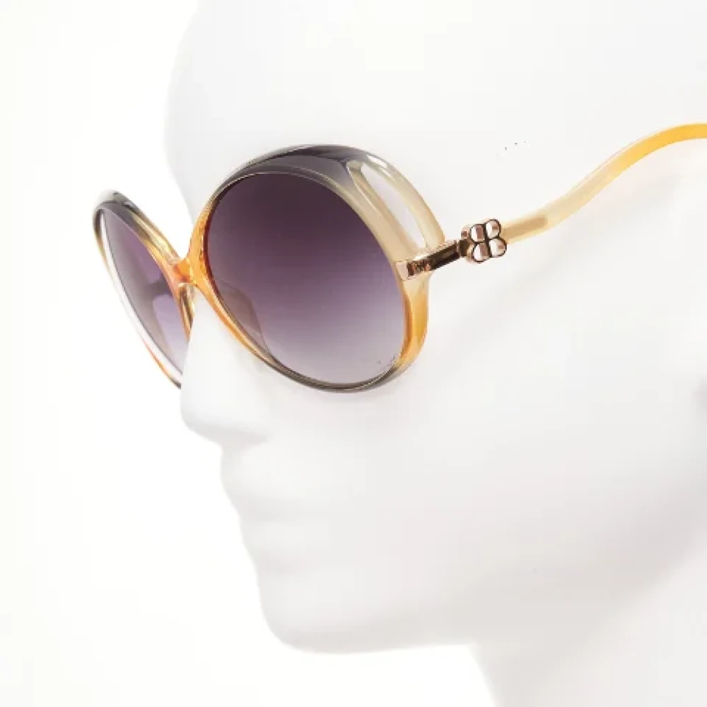 Balenciaga Vintage Pre-owned Acetate sunglasses Multicolor Dames