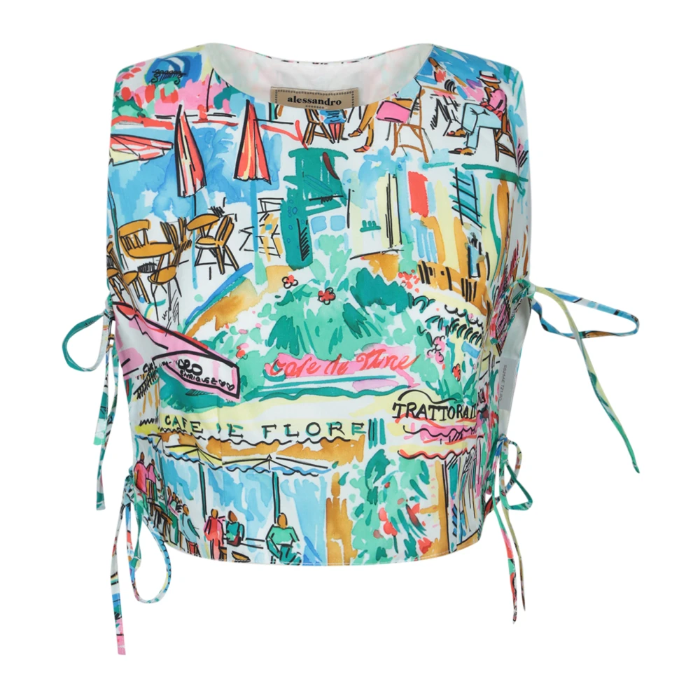 Tops > Sleeveless Tops - - Alessandro Enriquez - Modalova