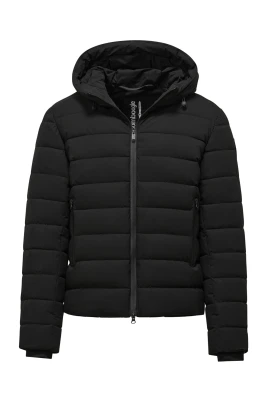 Stretch Down Jacket with Hood