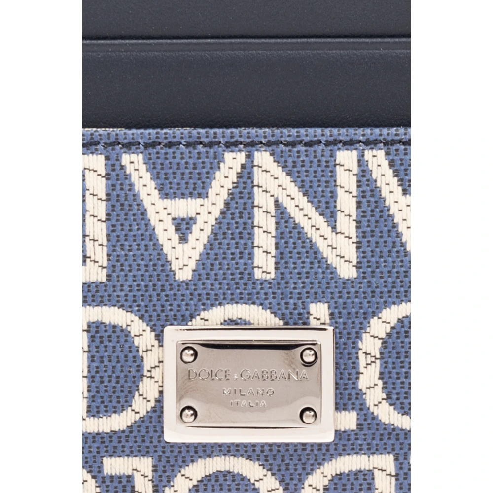 Dolce & Gabbana Gepersonaliseerde kaarthouder Blue Dames
