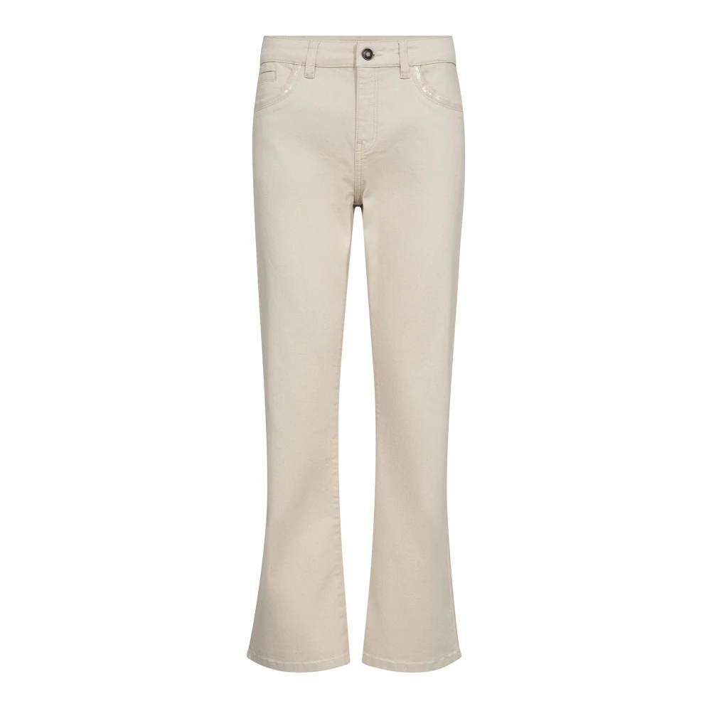 Mos Mosh Women's Beige Flared Jeans - Flare Jeans - W30 - Jeans