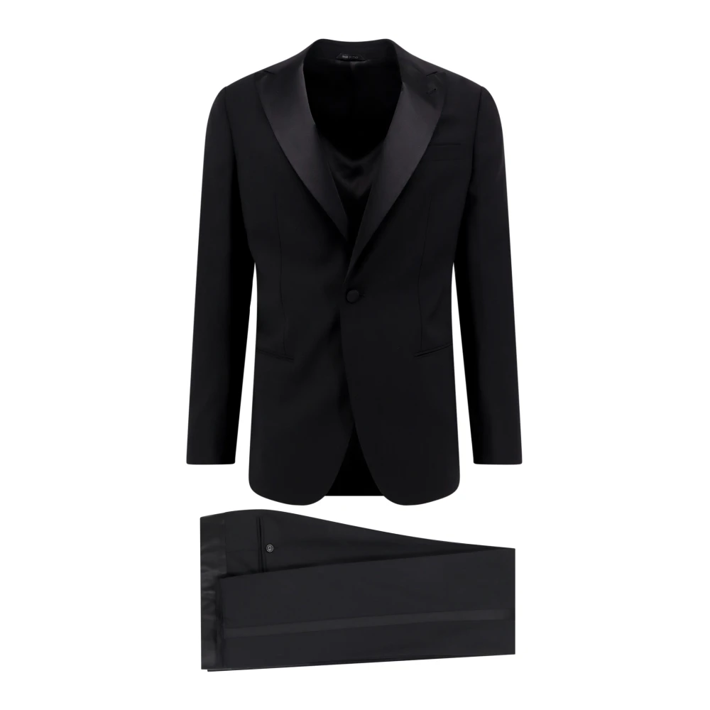 Giorgio Armani Suits Black Heren