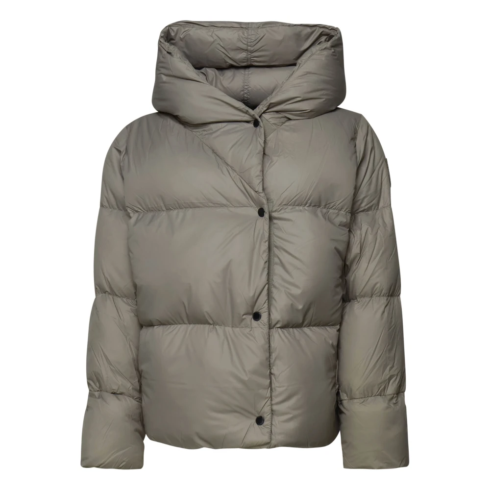 Canada Goose Vadderad Salvia Jacka Knappstängning Beige, Dam