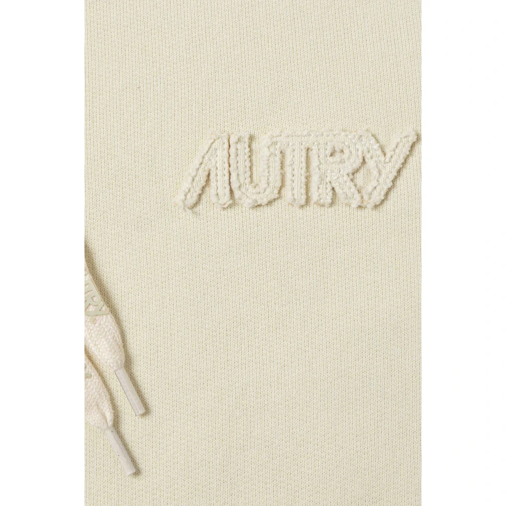 Autry Ivoor Hoodie van katoen Beige Heren