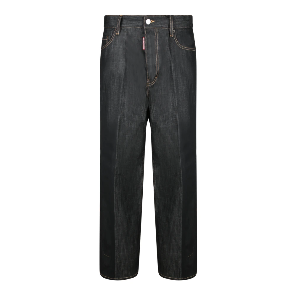 Dsquared2 Homme Noir Jeans, Taille: M Jeans Droits