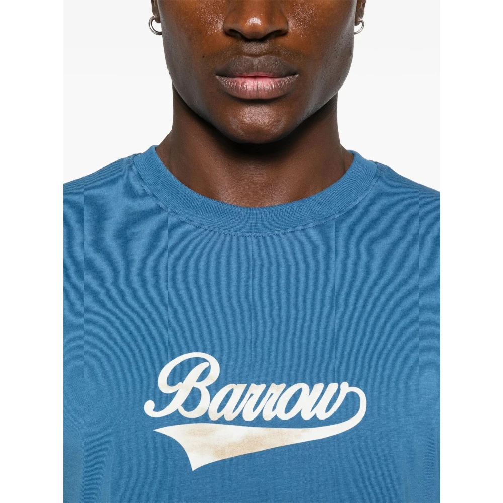 Barrow Deep Water Jersey T-Shirt Blue Heren