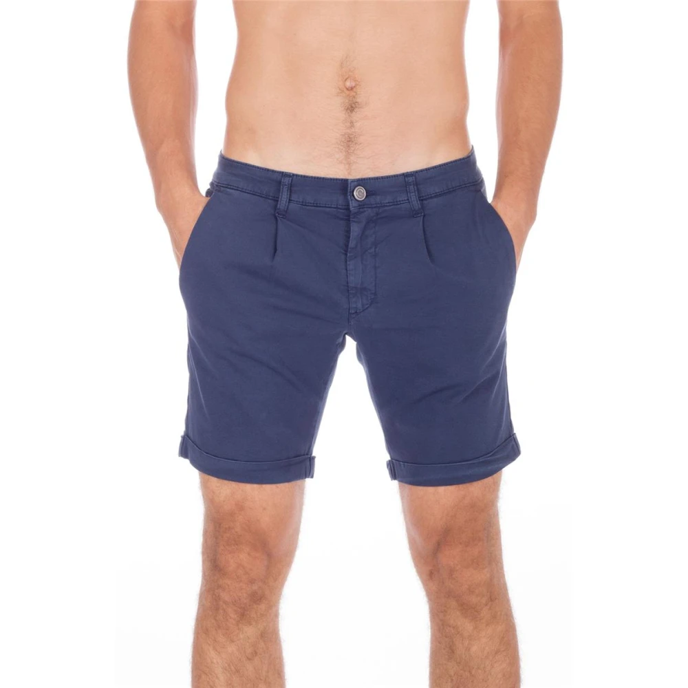 Colmar Blauwe Denim Shorts Blue Heren
