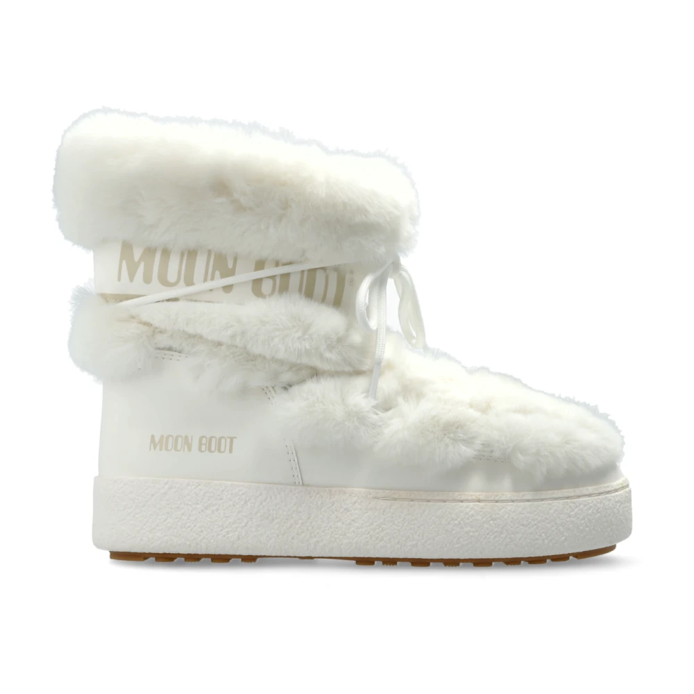 Moon Boot Snö stövlar MB Ltrack Faux Fur WP White, Dam