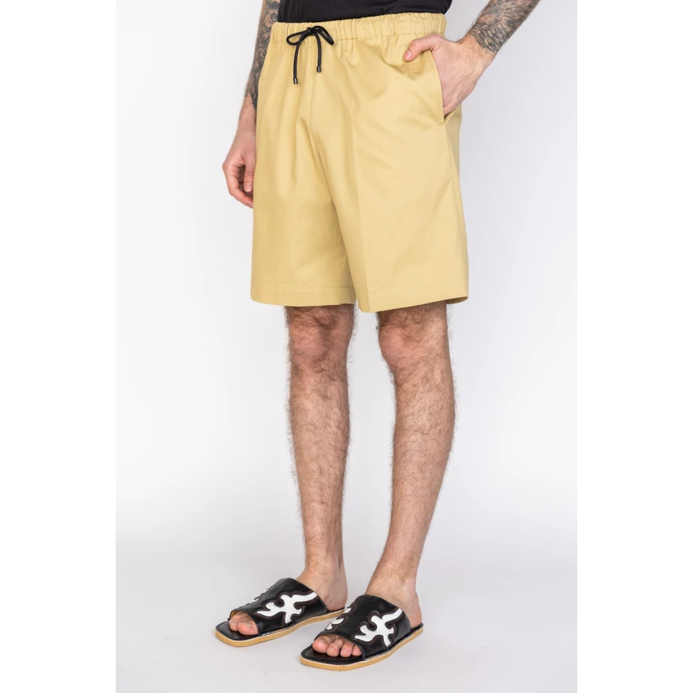 Dries Van Noten Beige Piperi Bermuda Shorts Beige Heren