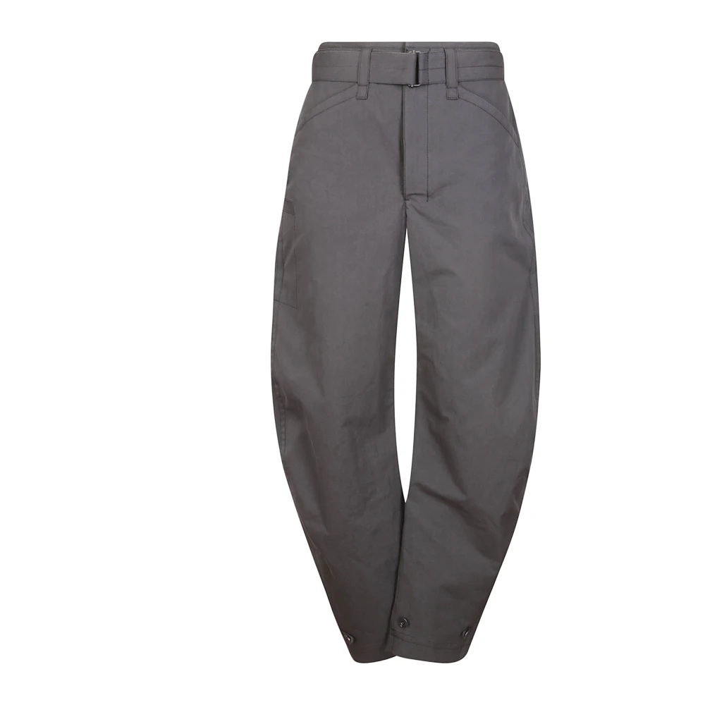 Lemaire Wide Trousers Gray Dames