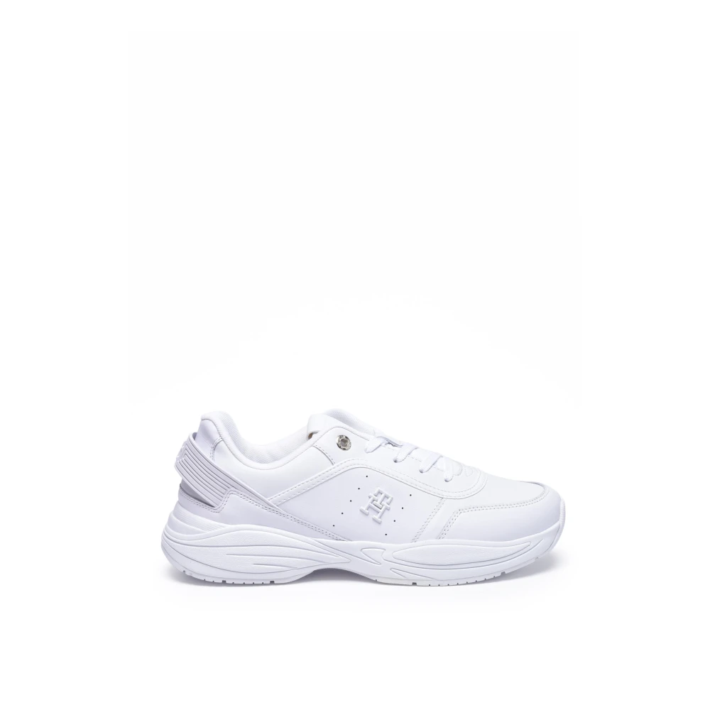 Tommy Hilfiger Tech Heel Runner Dames Schoenen Wit