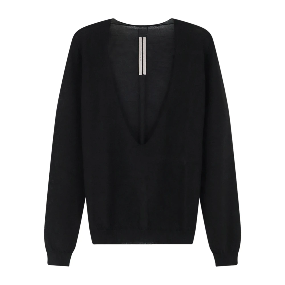 Rick Owens , Damen, Strickwaren, Schwarzk, L