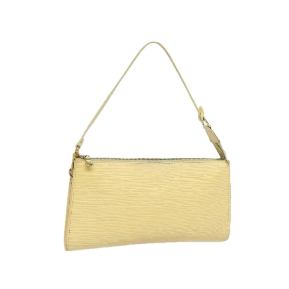 Louis Vuitton Vintage Pre-owned Leather louis-vuitton-bags Beige Dames