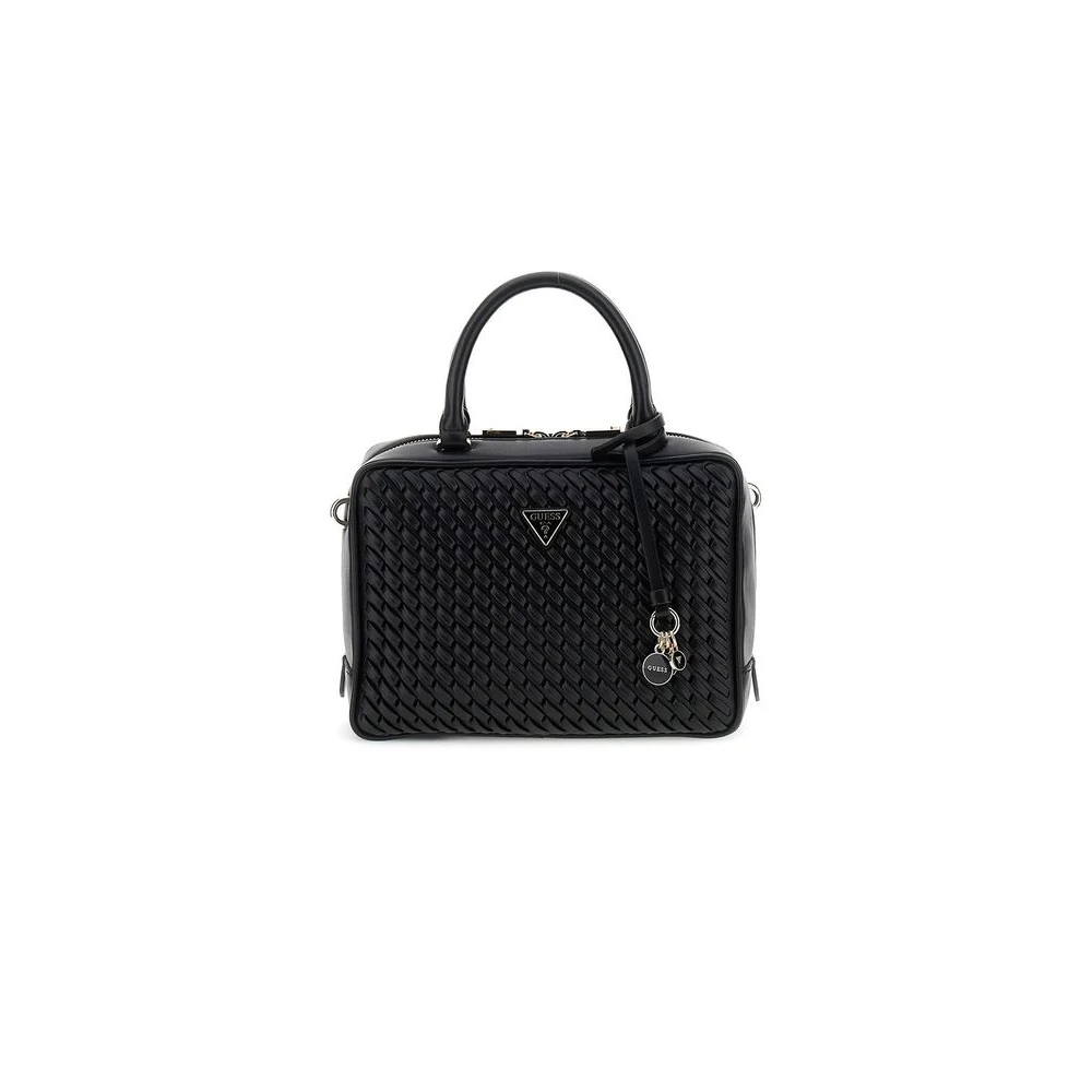 Guess , Handbags, Female, Black, One Size, Kora Box Satchel
