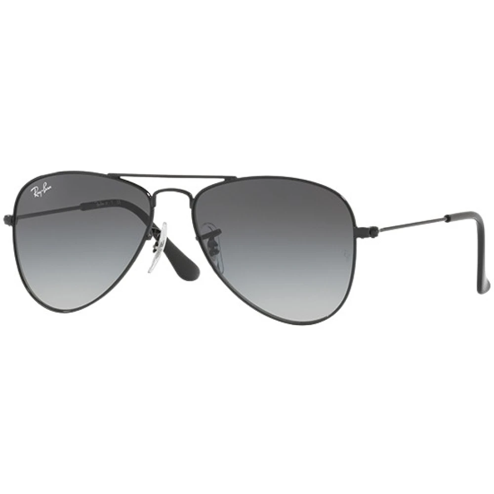 Ray-Ban Boys Black Sunglasses, 52 Mm, Aviator Junior Sunglasses