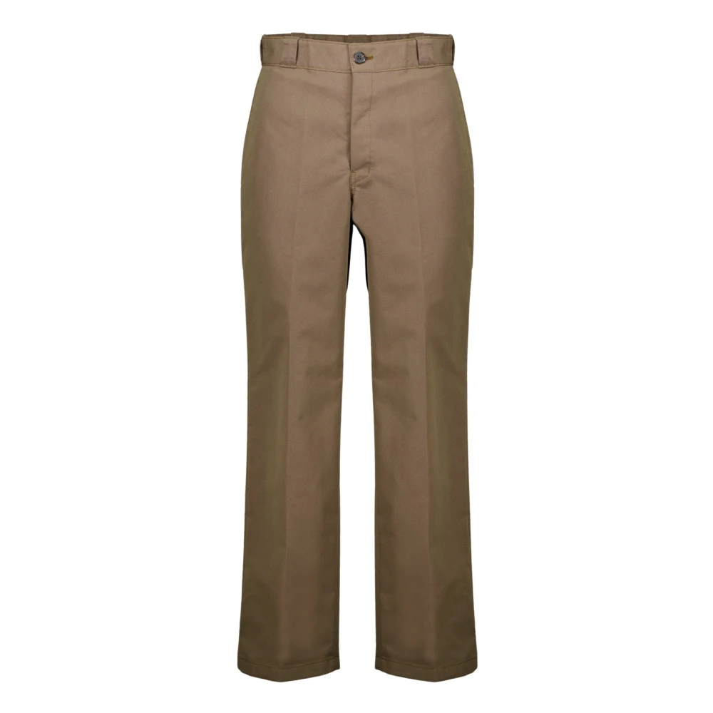 Prada Brown Straight Trousers, Male, S, Straight Trousers