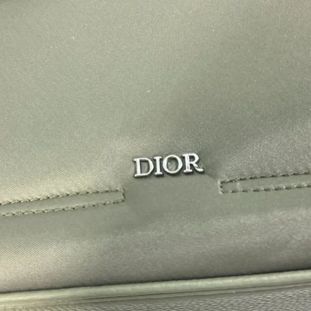 Dior Vintage Pre-owned Fabric dior-bags Green Dames