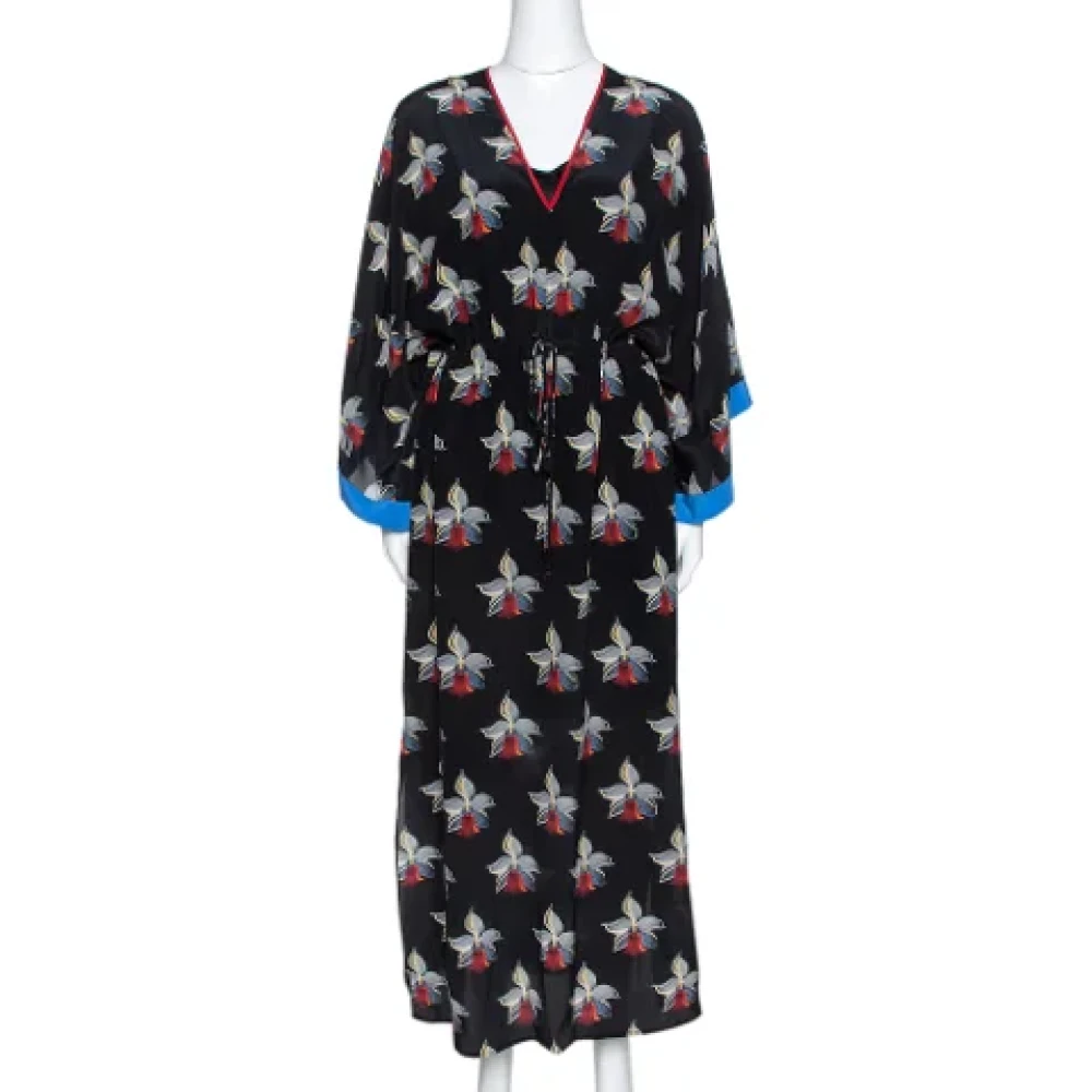 Fendi Vintage Pre-owned Silk dresses Black Dames