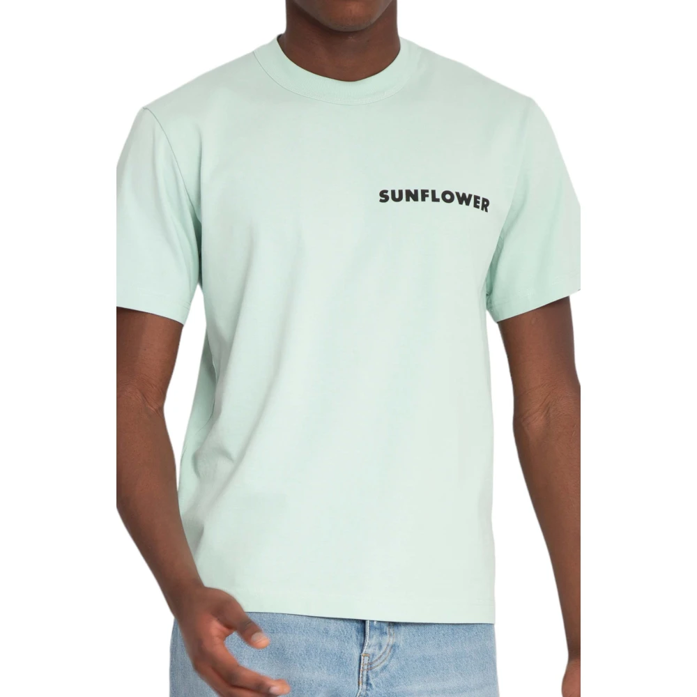 Sunflower Logo Tee in Master Stijl Green Heren