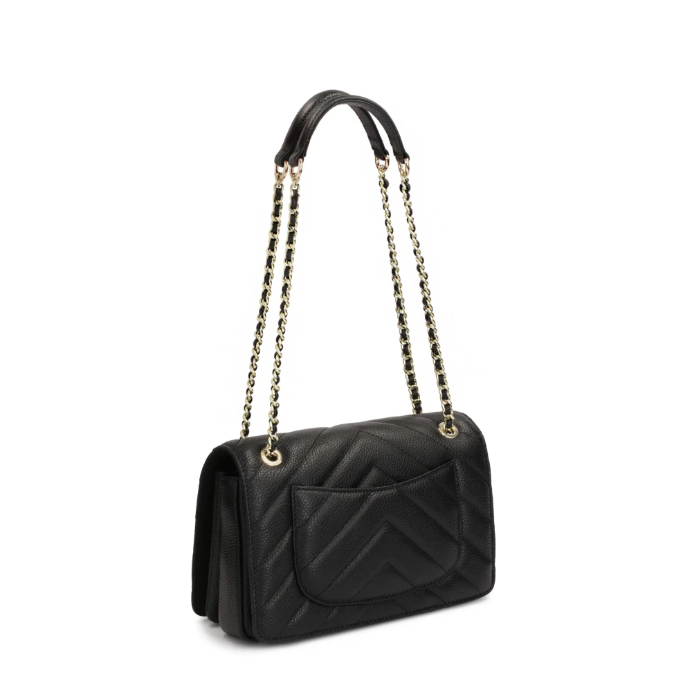 Kazar Zwarte langwerpige handtas met stiksels Black Dames