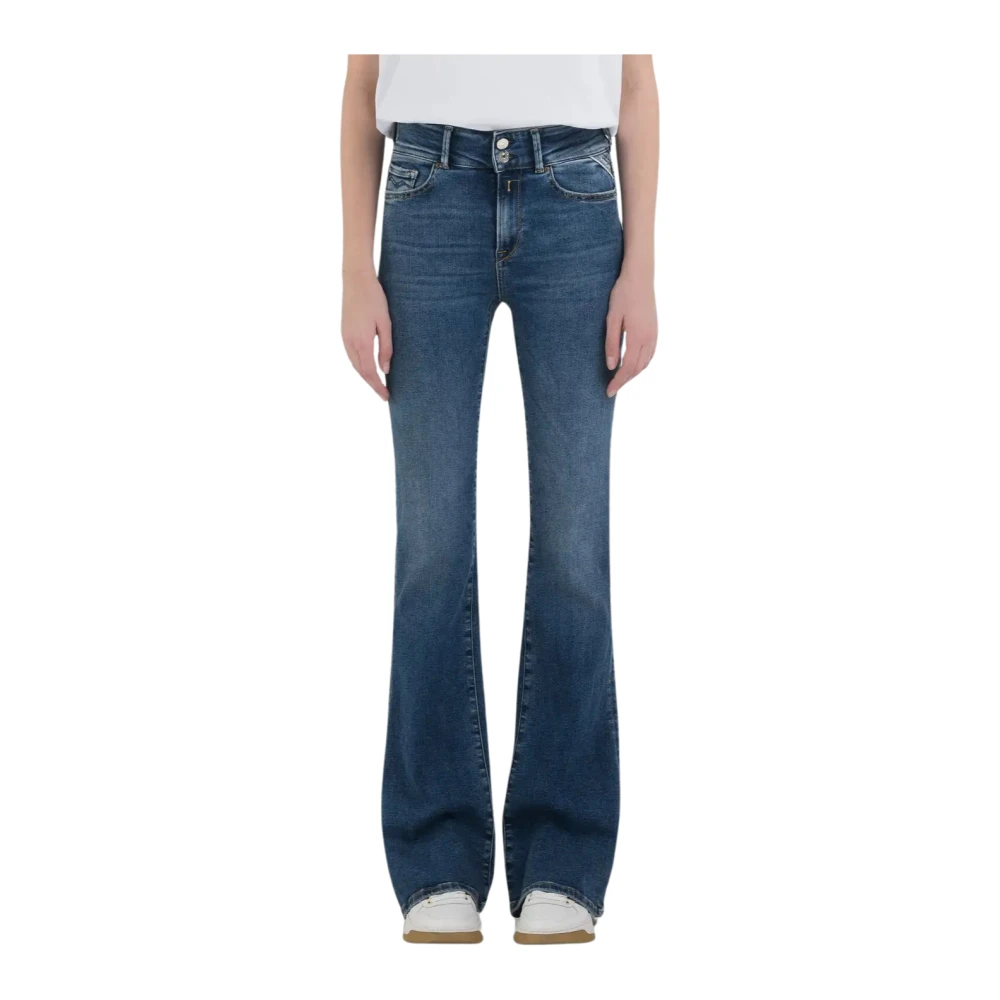 Replay Blauwe Denim Jeans Blue Dames