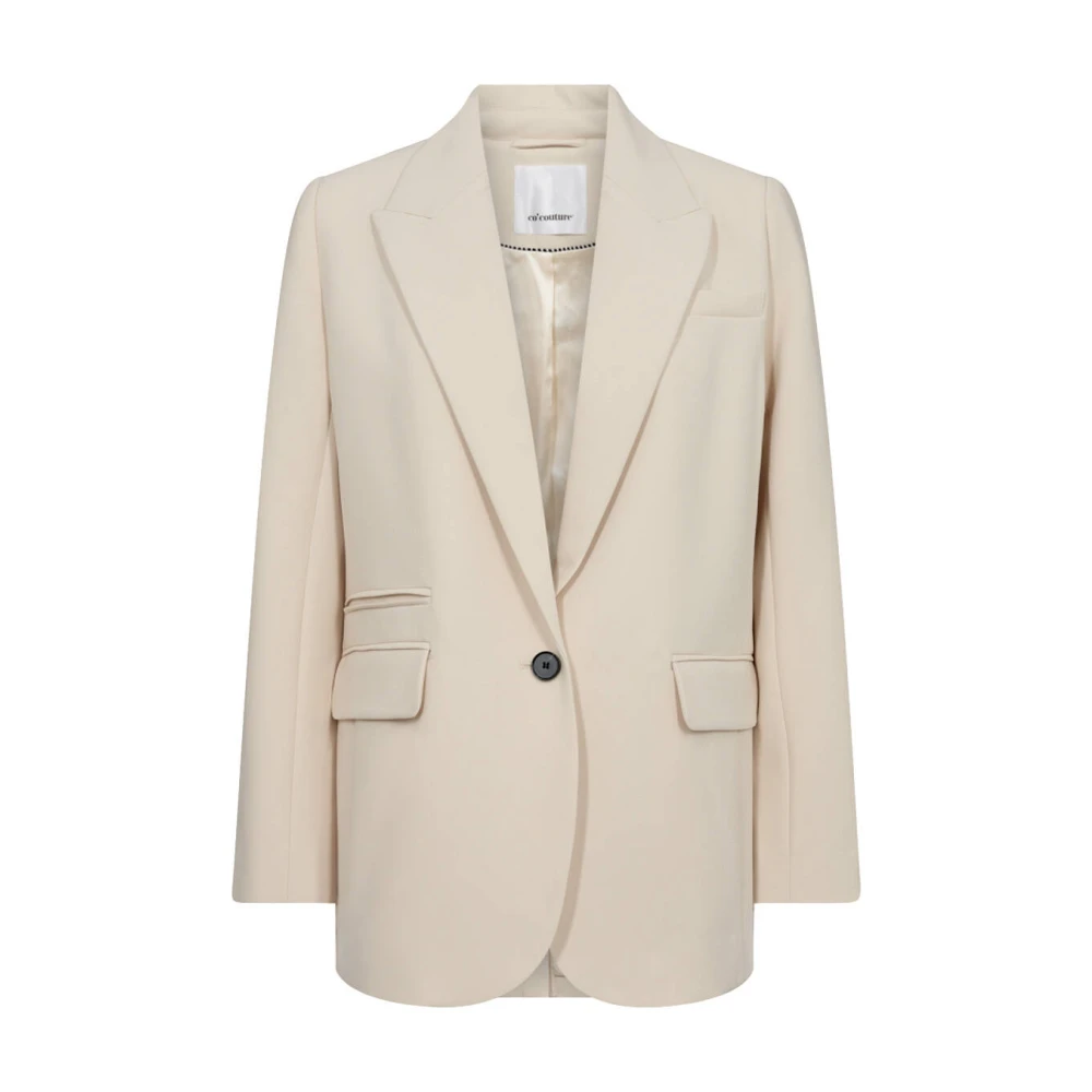 Co'Couture VolaCC Single Blazer Beige Dames