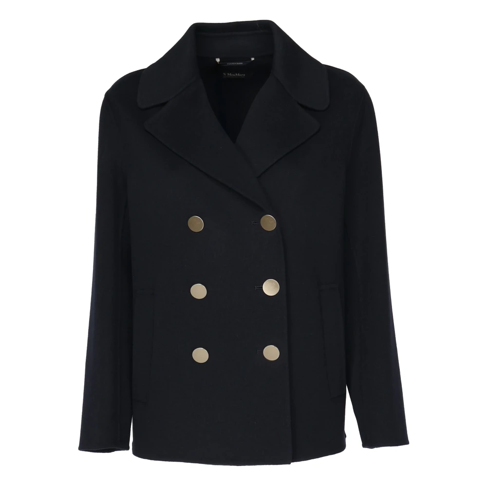Max Mara Blauwe Margot Jas Blue Dames
