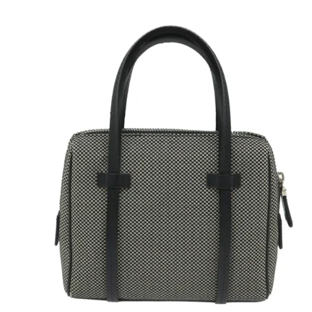 Bally Pre-owned Canvas shoulder-bags Gray Dames