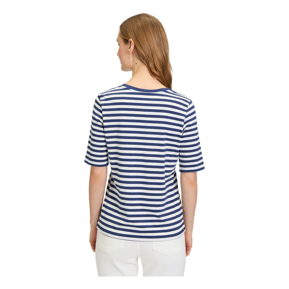 Betty Barclay Gestreept Basic Shirt Trendy Stijl Green Dames