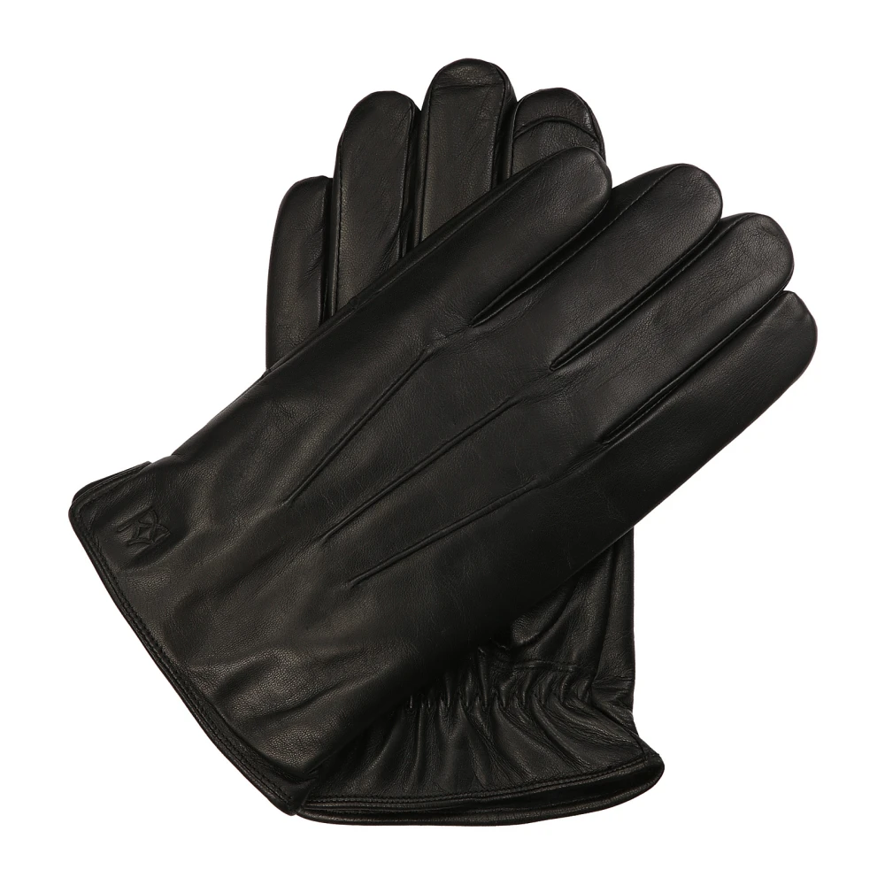 Kazar Leren herenhandschoenen met touchscreenfunctie Black Heren