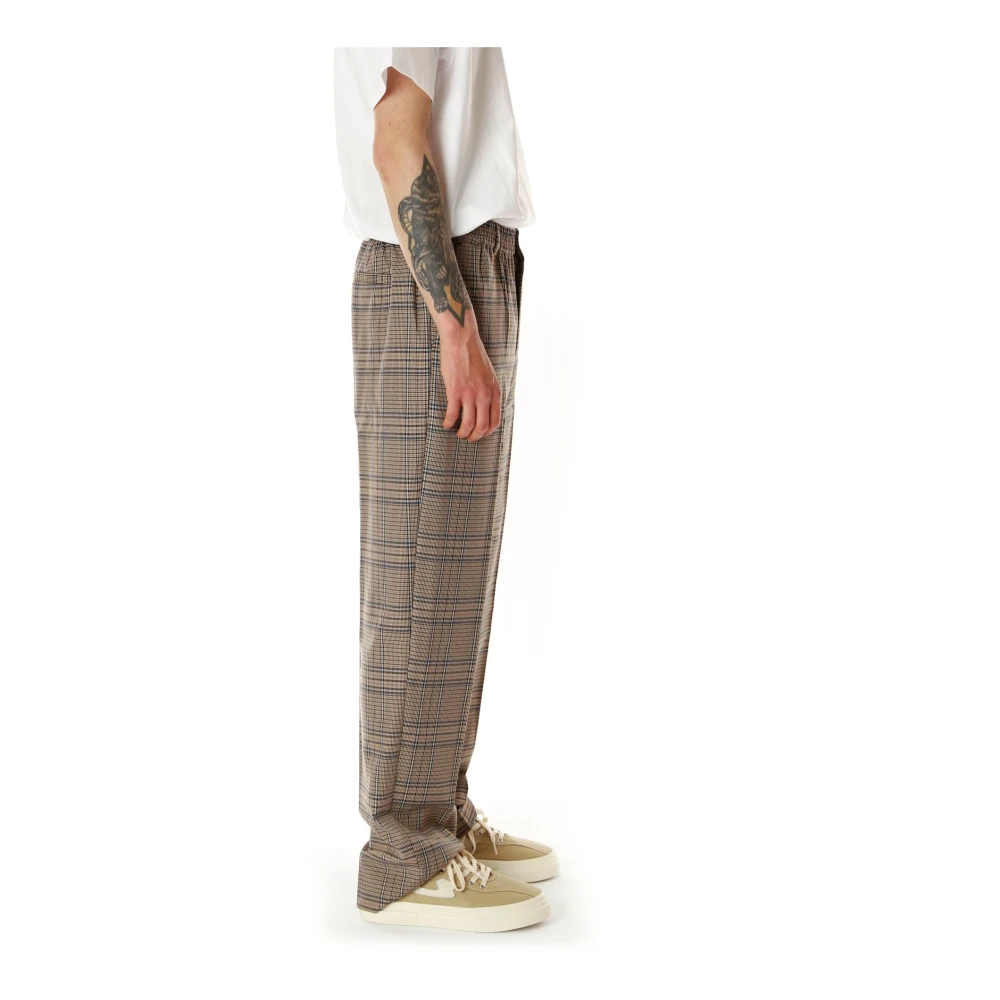 Daily Paper Wide Trousers Brown Heren