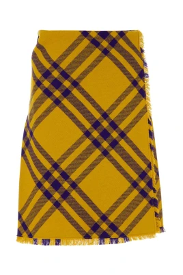 Broderad ullkjol