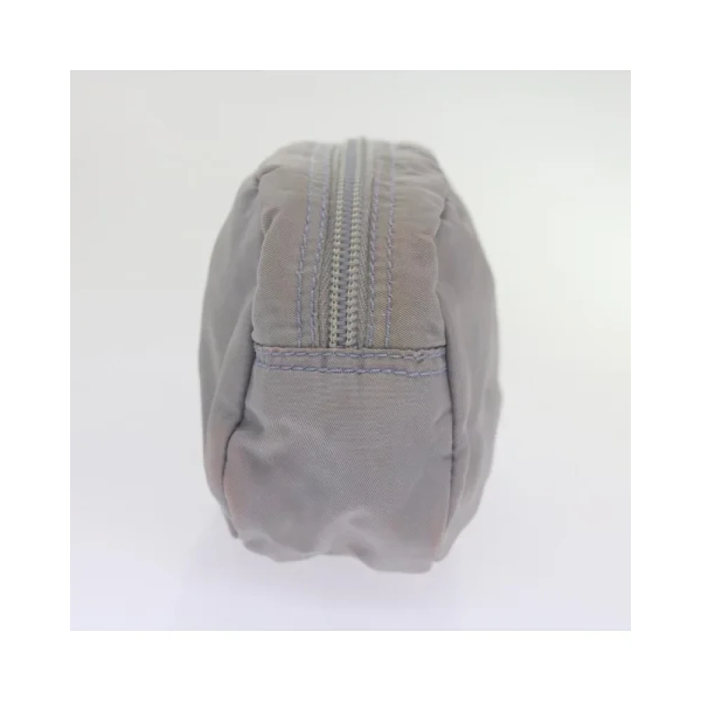 Prada Vintage Pre-owned Nylon prada-bags Gray Dames