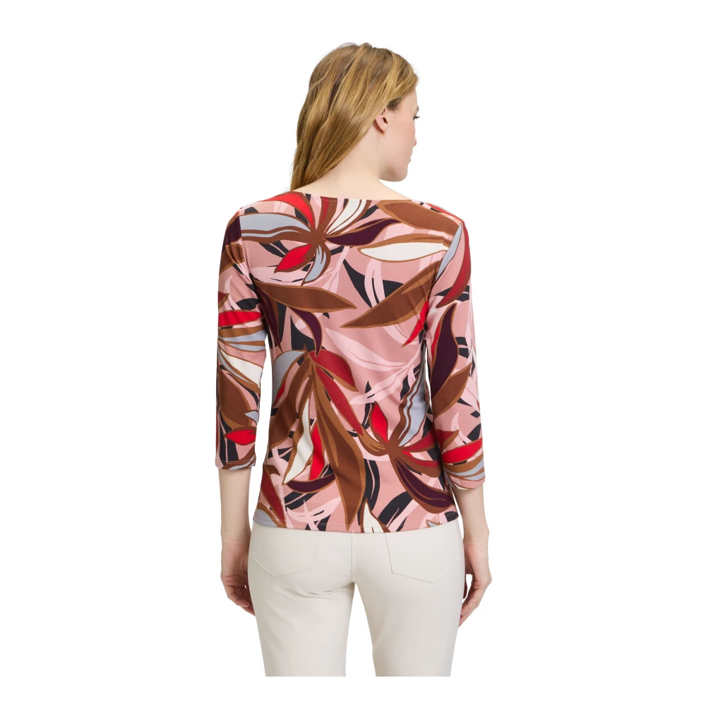 Betty Barclay Bloemenprint Gerimpeld Shirt Multicolor Dames